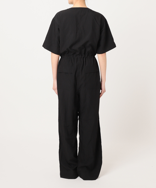 セール】追加2 ダブルポケットVネックオールインワン（つなぎ