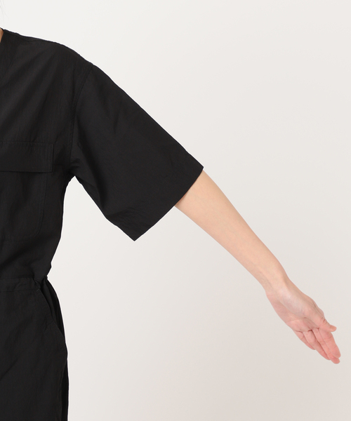 セール】追加2 ダブルポケットVネックオールインワン（つなぎ