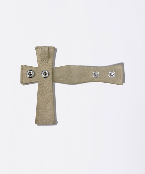 Cross Suede Strap Wallet（カードケース）｜SCULPTOR（スカルプ