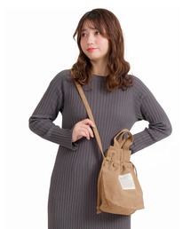 MARAI（マーライ）の「2WAY巾着バッグ（ショルダーバッグ）」