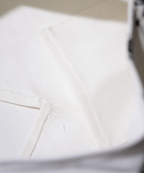 THRIFTY LOOK(スリフティールック)の「THRIFTY LOOK / スリフティールック HAV-A-HANK TRIANGLE LARGE TOTE ハバハンク キャンバス リメイク トライアングルトート(トートバッグ・メンズ・ホワイト/ブラック・FREE)」の20枚目の写真