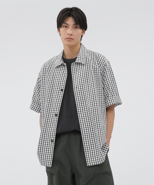【超目玉枠】 MHL.（エムエイチエル）の「GARMENT DYE BASIC POPLIN（シャツ トップス