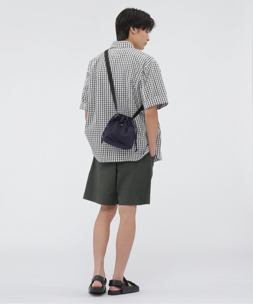 MHL.（エムエイチエル）の「COTTON LINEN CHECK SHIRT（シャツ/ブラウス・メンズ・ホワイト・LARGE/MEDIUM/SMALL）」の5枚目の写真