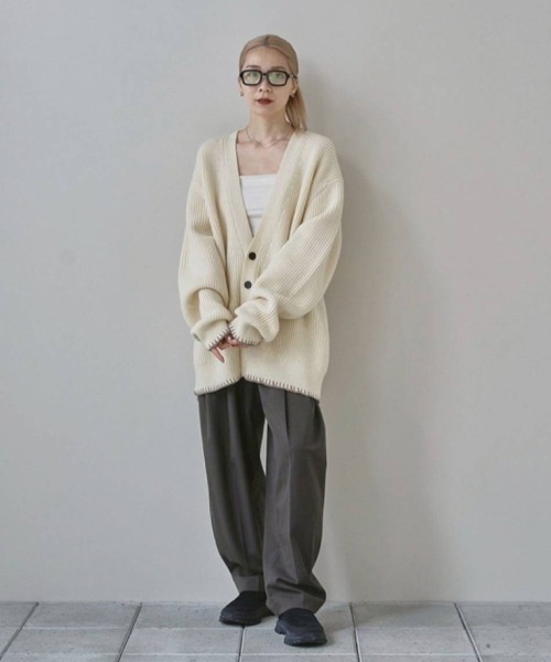 Wool Ribknit Cardigan（カーディガン/ボレロ）｜TODAYFUL（トゥデイ