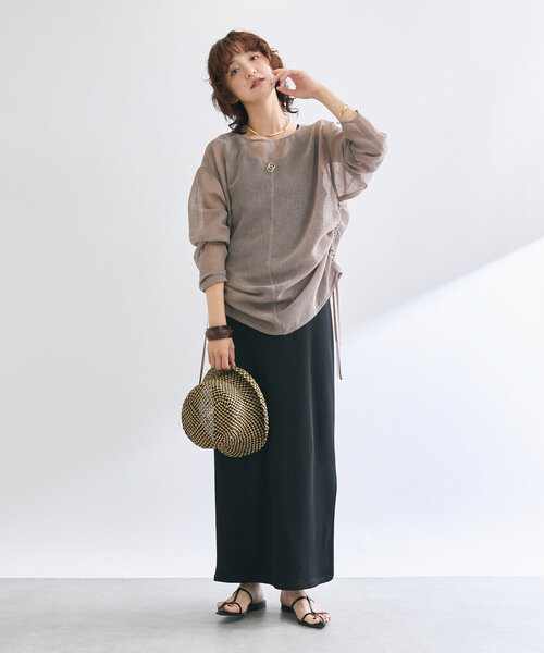 RIVE DROITE（リヴドロワ）の「【R.good(アールドットグッド)】バイカラーサークルネックレス（ネックレス・レディース・ゴールド・FREE）」の9枚目の写真