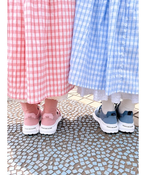 Pロゴプリントチュール使いスニーカー（スニーカー）｜PINK HOUSE