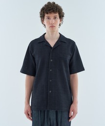 ESTNATION | ESTNATION  / ツイードニット オープンカラーシャツ(シャツ/ブラウス)