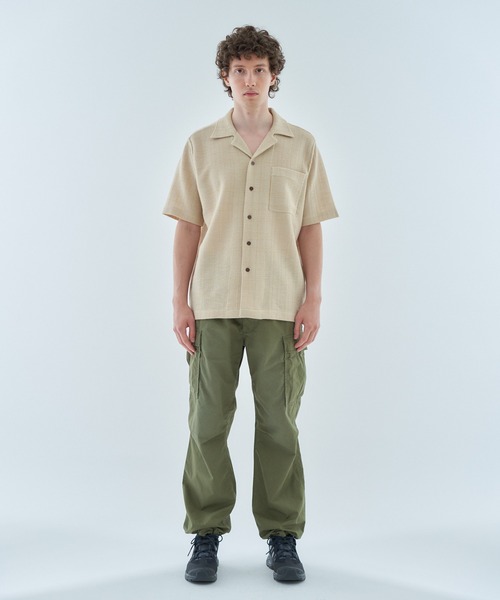 ESTNATION - 【新品/未使用】ESTNATION☆バルーン袖カットソー☆ライトベージュ ESTNATION / ツイードニット オープンカラーシャツ（シャツ