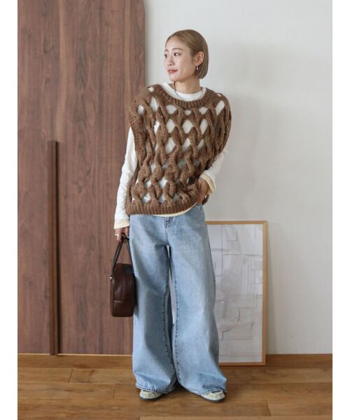 Ungrid（アングリッド）の「フェイクレザースクエアハンドバッグ（ハンドバッグ・レディース・ブラック/ブラウン・FREE）」の12枚目の写真