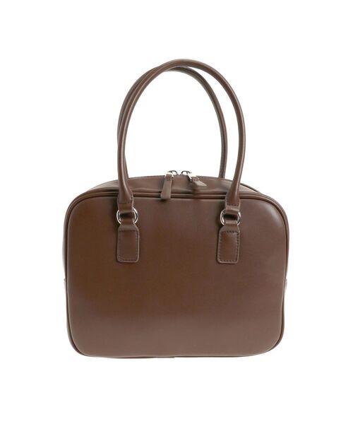 Ungrid（アングリッド）の「フェイクレザースクエアハンドバッグ（ハンドバッグ・レディース・ブラック/ブラウン・FREE）」の4枚目の写真