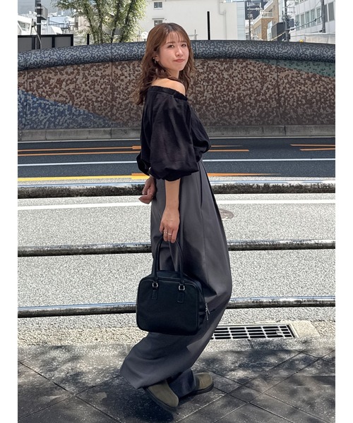 Ungrid（アングリッド）の「フェイクレザースクエアハンドバッグ（ハンドバッグ・レディース・ブラック/ブラウン・FREE）」の20枚目の写真