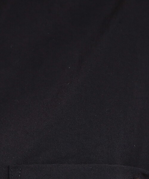 DRESKIP（ドレスキップ）の「【S-LL】大人の抜け感 ビックポケット Vネックシャツ（シャツ/ブラウス・レディース・ブラック/カーキ/ライトベージュ/ダークブラウン・01/04/03/02）」の8枚目の写真