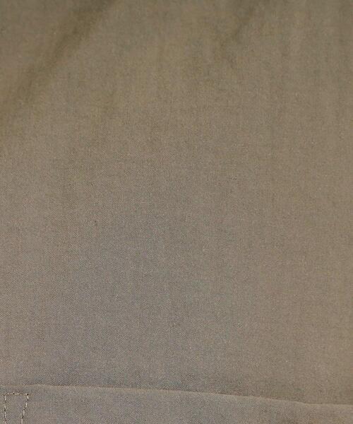 DRESKIP（ドレスキップ）の「【S-LL】大人の抜け感 ビックポケット Vネックシャツ（シャツ/ブラウス・レディース・ブラック/カーキ/ライトベージュ/ダークブラウン・01/04/03/02）」の12枚目の写真