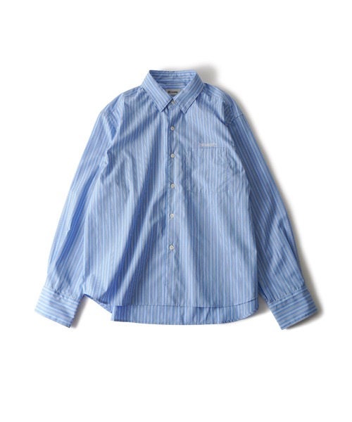 Subciety(サブサエティ)の「Supima cotton stripe shirt【WOMEN】(シャツ/ブラウス・レディース・ホワイト/グリーン/ブルー・FREE)」の10枚目の写真