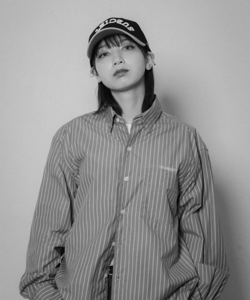 Subciety(サブサエティ)の「Supima cotton stripe shirt【WOMEN】(シャツ/ブラウス・レディース・ホワイト/グリーン/ブルー・FREE)」の7枚目の写真
