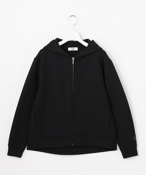 J.PRESS Ladies(J.プレス レディス)の「ダンボールジャージー ジップアップ パーカー(パーカー・レディース・ブラック系/グレー系/オレンジ系/ライトグレー系・SMALL)」の17枚目の写真