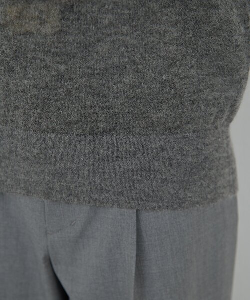 GALLARDAGALANTE（ガリャルダガランテ）の「シアーモヘヤポロニット（ニット/セーター・レディース・ベビーピンク/グレー・FREE）」の14枚目の写真