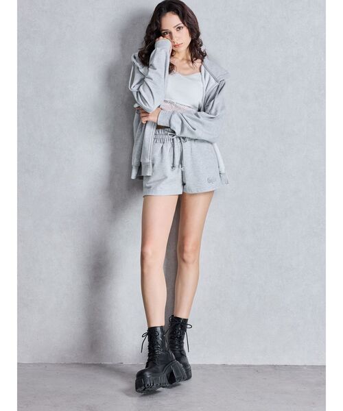 GYDA♡新品ラインストーンラメショートパンツ【Ｆ】 ラインストーンGYDAラメショートパンツ[品番：MKSW0059790