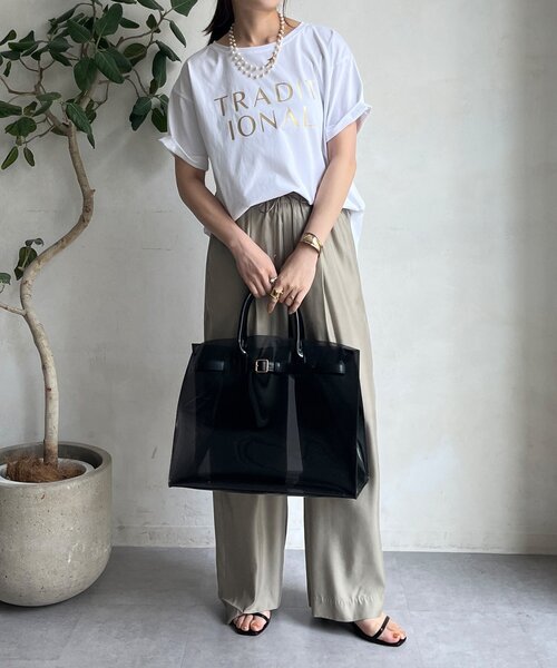 doudou partenzaロゴプリントTEE 新品 WEB限定】partenzaロゴプリントTEE DOUDOU(ドゥドゥ