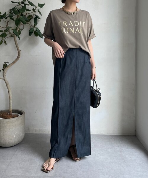 doudou partenzaロゴプリントTEE 新品 WEB限定】partenzaロゴプリントTEE DOUDOU(ドゥドゥ