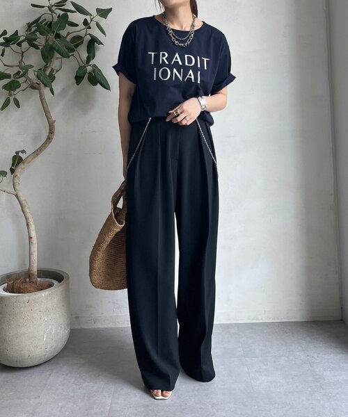 doudou partenzaロゴプリントTEE 新品 WEB限定】partenzaロゴプリントTEE DOUDOU(ドゥドゥ