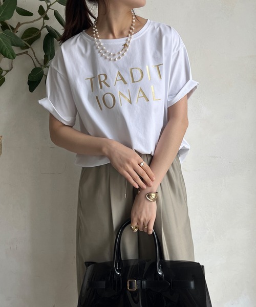 【新品】DouDou 透け感 ロゴプリントTシャツ Web完売品！ DouDou tシャツ 「WEB限定」パフュームロゴプリントTEE