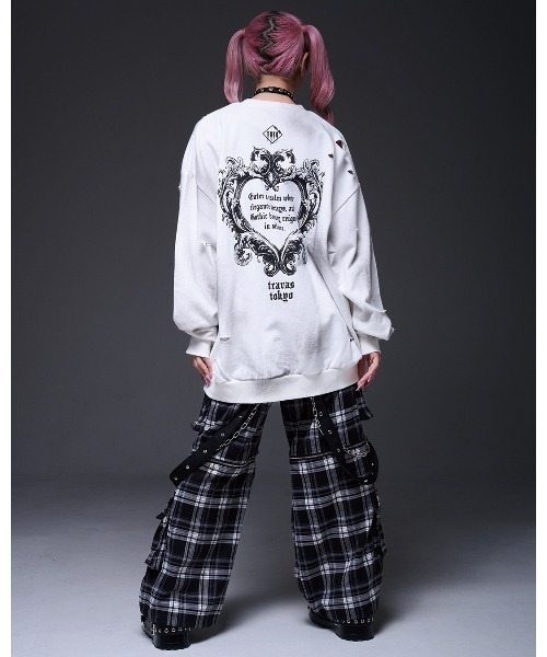 TRAVAS TOKYO/トラバス トーキョー』顔料加工くまプリントPO