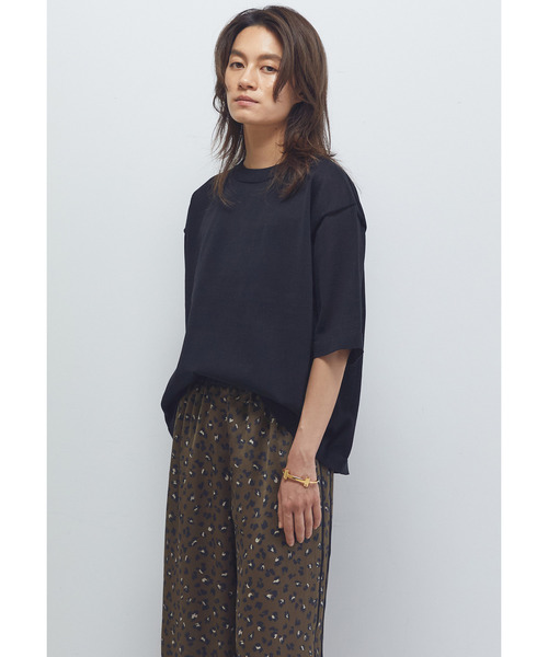 1er Arrondissement（プルミエアロンディスモン）の「ドライニットTシャツ（ニット/セーター・レディース・ブラウン系その他5/ブラック系その他3・FREE）」の3枚目の写真