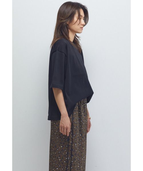 1er Arrondissement（プルミエアロンディスモン）の「ドライニットTシャツ（ニット/セーター・レディース・ブラウン系その他5/ブラック系その他3・FREE）」の4枚目の写真