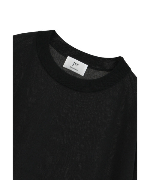 1er Arrondissement（プルミエアロンディスモン）の「ドライニットTシャツ（ニット/セーター・レディース・ブラウン系その他5/ブラック系その他3・FREE）」の13枚目の写真