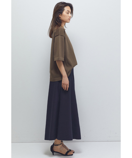 1er Arrondissement（プルミエアロンディスモン）の「ドライニットTシャツ（ニット/セーター・レディース・ブラウン系その他5/ブラック系その他3・FREE）」の20枚目の写真