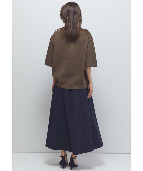 1er Arrondissement（プルミエアロンディスモン）の「ドライニットTシャツ（ニット/セーター・レディース・ブラウン系その他5/ブラック系その他3・FREE）」の21枚目の写真