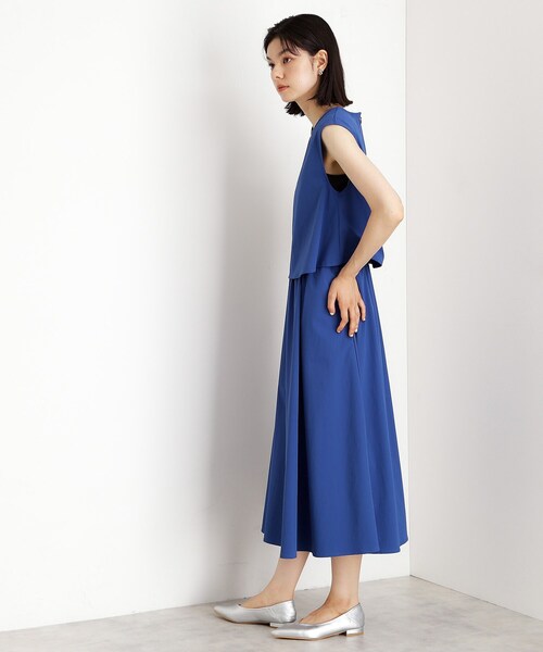 THE SHOP TK (ザ ショップ ティーケー )の「ドッキングワンピース【接触冷感/撥水/UVカット/洗濯機OK】(ワンピース・レディース・ブルー/ベージュ/ブラック・13/12)」の13枚目の写真