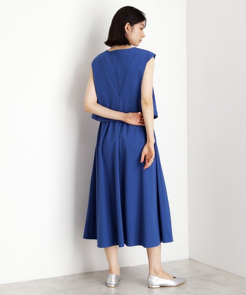 THE SHOP TK (ザ ショップ ティーケー )の「ドッキングワンピース【接触冷感/撥水/UVカット/洗濯機OK】(ワンピース・レディース・ブルー/ベージュ/ブラック・13/12)」の14枚目の写真
