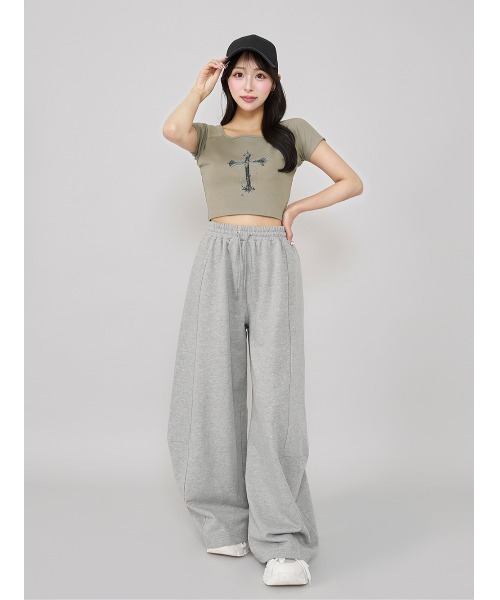 ☆☆☆☆☆ダーリッチ クロスフェードコンパクトTシャツ クロスフェードコンパクトTシャツ（Tシャツ/カットソー