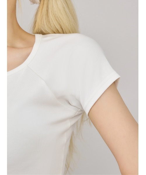 Darich クロスフェードコンパクトTシャツ白 ダーリッチ Darich クロスフェードコンパクトTシャツ （ホワイト