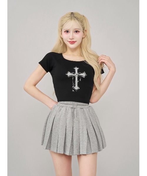 Darich クロスフェードコンパクトTシャツ ダーリッチ Darich クロスフェードコンパクトTシャツ （ブラック