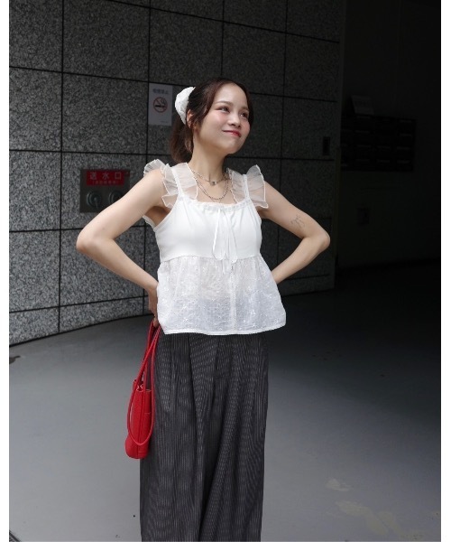 jumelle（ジュメロ）の「レースシュシュ（シュシュ・レディース・ホワイト・FREE）」の16枚目の写真