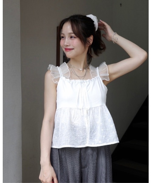 jumelle（ジュメロ）の「レースシュシュ（シュシュ・レディース・ホワイト・FREE）」の17枚目の写真