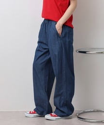 エアリーデニム ウエストゴムパンツ