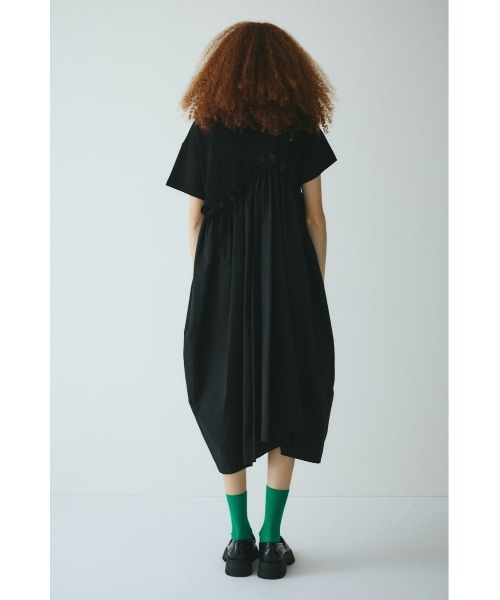 極美品 Heve へイヴ サイドフリルUVドレス ワンピース ブラック 36 極美品 Heve へイヴ サイドフリルUVドレス ワンピース ブラック