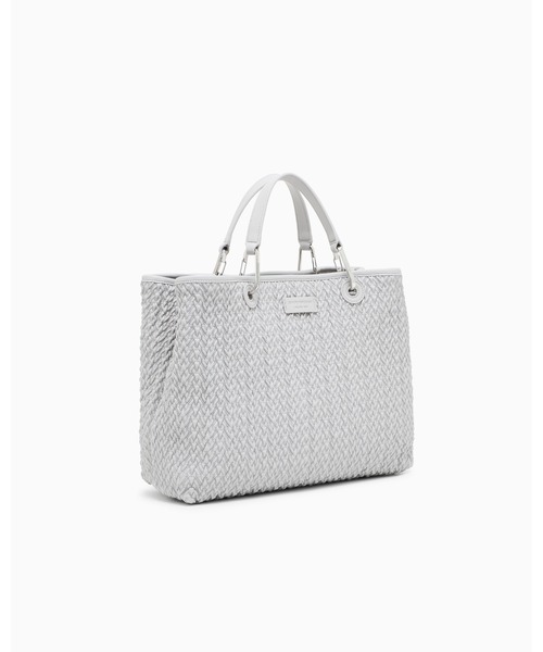 EMPORIO ARMANI(エンポリオアルマーニ)の「【エンポリオ アルマーニ】MyEA ショッパー キルティング仕上げ ミディアム(トートバッグ・レディース・ブラック/ライトグレー・FREE)」の11枚目の写真