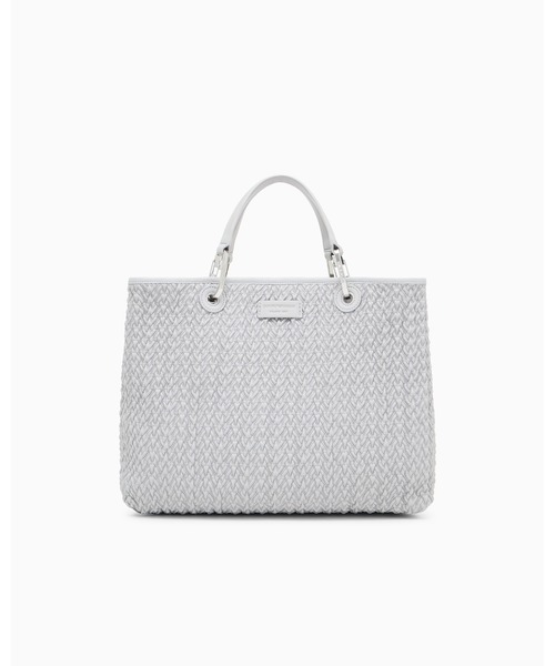 EMPORIO ARMANI(エンポリオアルマーニ)の「【エンポリオ アルマーニ】MyEA ショッパー キルティング仕上げ ミディアム(トートバッグ・レディース・ブラック/ライトグレー・FREE)」の10枚目の写真