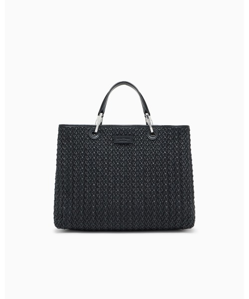 EMPORIO ARMANI(エンポリオアルマーニ)の「【エンポリオ アルマーニ】MyEA ショッパー キルティング仕上げ ミディアム(トートバッグ・レディース・ブラック/ライトグレー・FREE)」の3枚目の写真