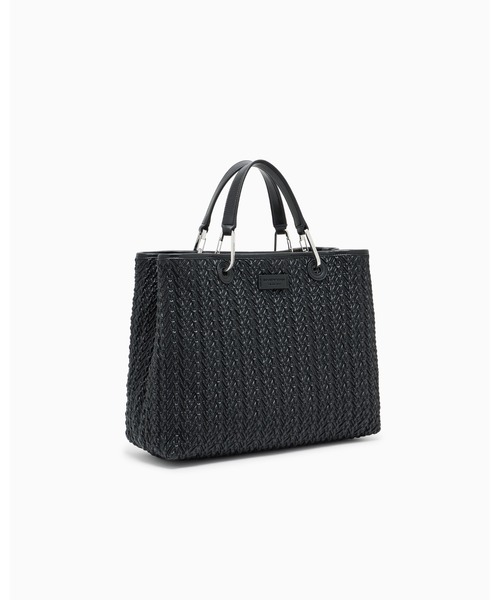 EMPORIO ARMANI(エンポリオアルマーニ)の「【エンポリオ アルマーニ】MyEA ショッパー キルティング仕上げ ミディアム(トートバッグ・レディース・ブラック/ライトグレー・FREE)」の4枚目の写真