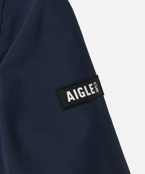 AIGLE(エーグル)の「GORE-TEX 防風 防水 透湿 2レイヤージャケット RP フード脱着可(マウンテンパーカー・レディース・ライトブルー/ベージュ/ダークネイビー・36/40/38)」の5枚目の写真