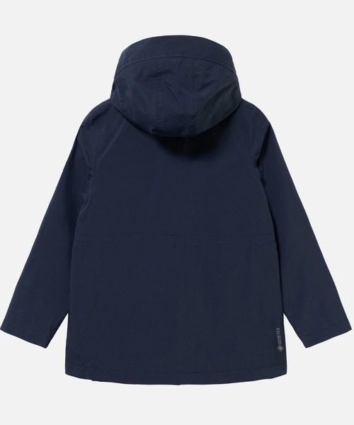 AIGLE(エーグル)の「GORE-TEX 防風 防水 透湿 2レイヤージャケット RP フード脱着可(マウンテンパーカー・レディース・ライトブルー/ベージュ/ダークネイビー・36/40/38)」の8枚目の写真