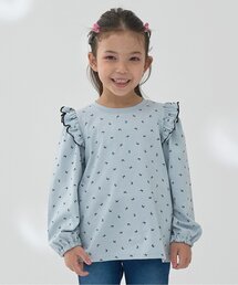 フリル付きグレーTシャツ 楽天市場】裾フリル（カラーグレー）（Tシャツ・カットソー