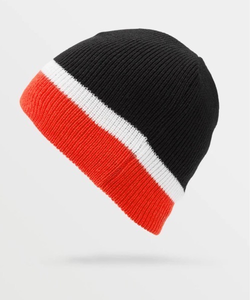VOLCOM(ボルコム)の「【VOLCOM/ボルコム】 Hot Tune Beanie /ロゴストライプジャカードニット帽・ビーニー(ニットキャップ/ビーニー・メンズ・ブラック/ダークグリーン・FREE)」の3枚目の写真