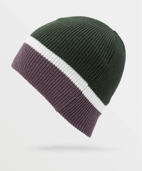 VOLCOM(ボルコム)の「【VOLCOM/ボルコム】 Hot Tune Beanie /ロゴストライプジャカードニット帽・ビーニー(ニットキャップ/ビーニー・メンズ・ブラック/ダークグリーン・FREE)」の8枚目の写真